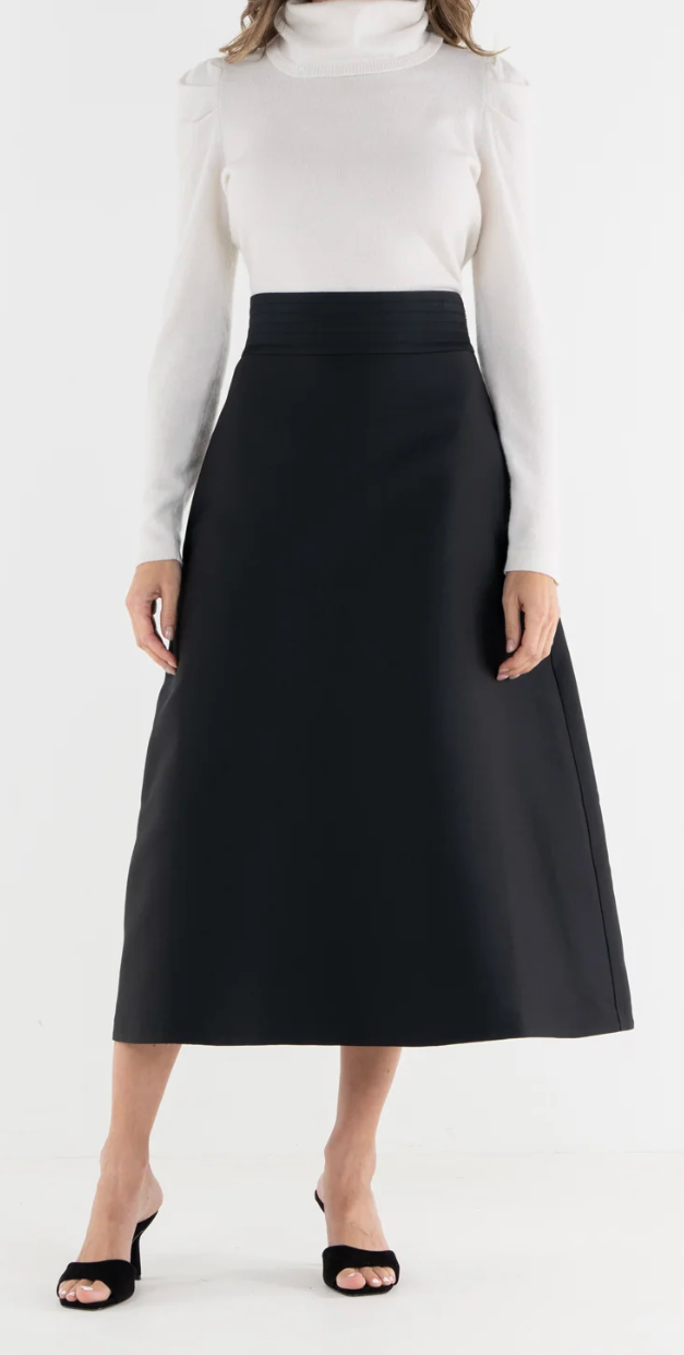 Emily McCarthy Sable Skirt - Black Tie