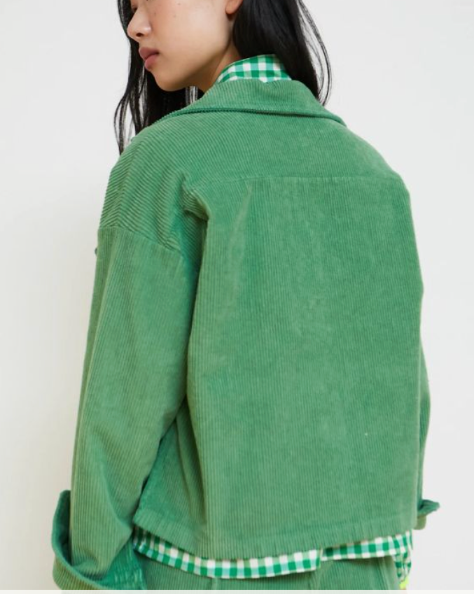 Dr. Bloom Americana Green Cord Jacket