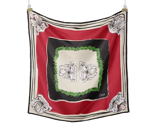 "Where My Dawgs At?" Silk Scarf (2 sizes)