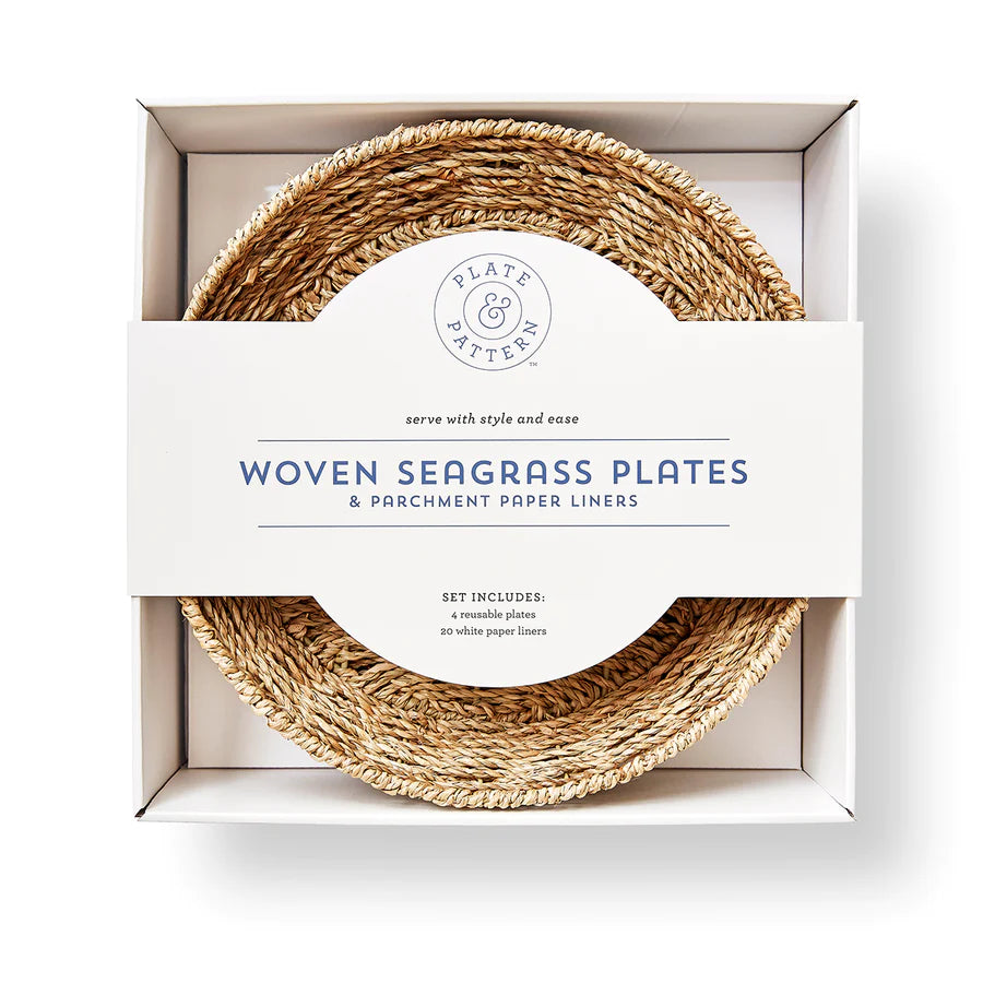 Seagrass Plates - Set of 4