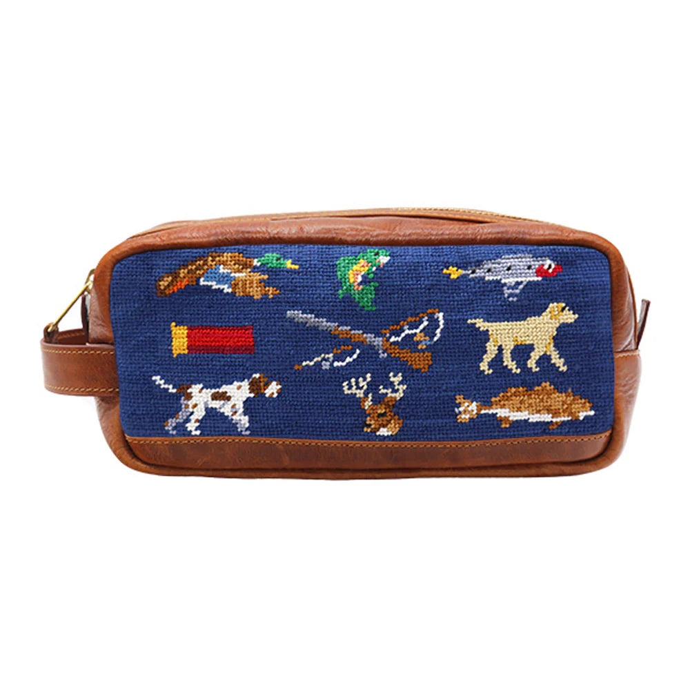 Smathers & Branson Needlepoint Toiletry Bag (multiple variants)
