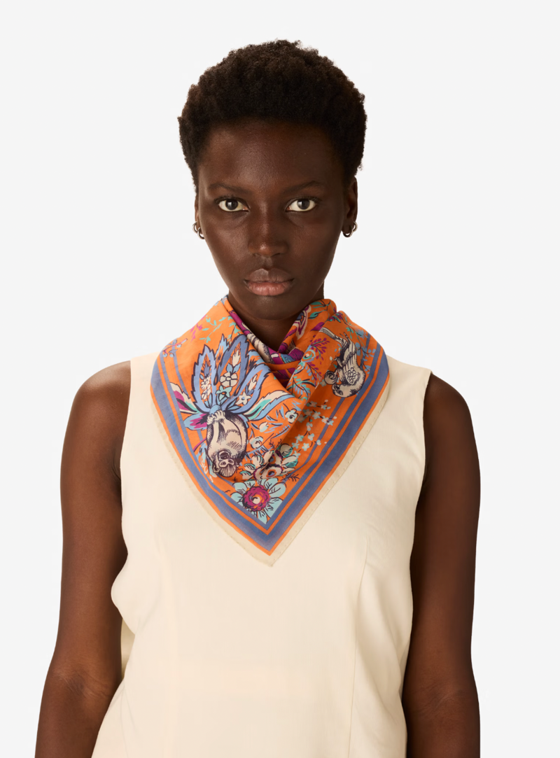 Inoui Editions Scarf - Carre Pagode Coral
