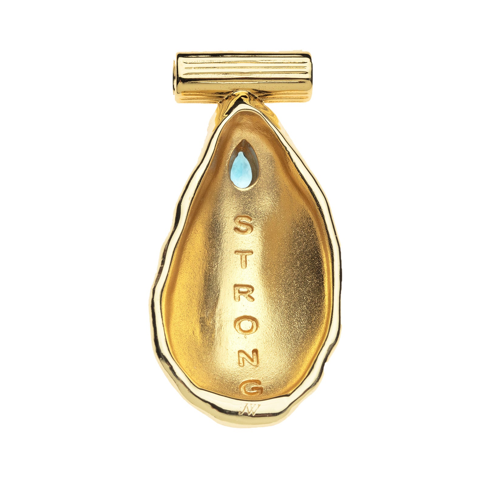 STRONG Along the Shore Pendant with Rolo Chain
