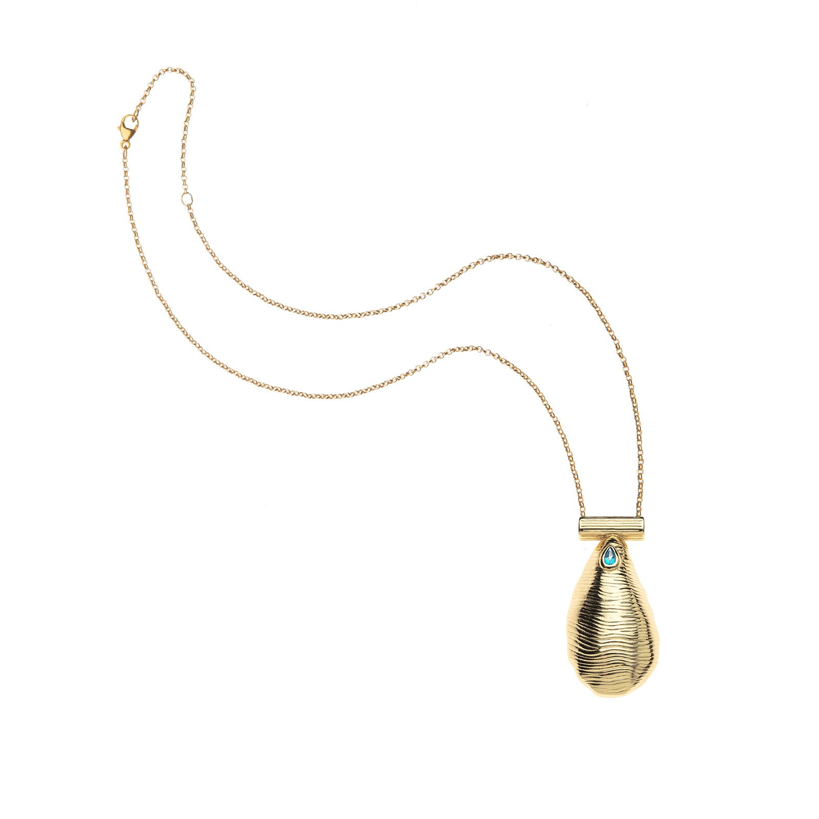 STRONG Along the Shore Pendant with Rolo Chain