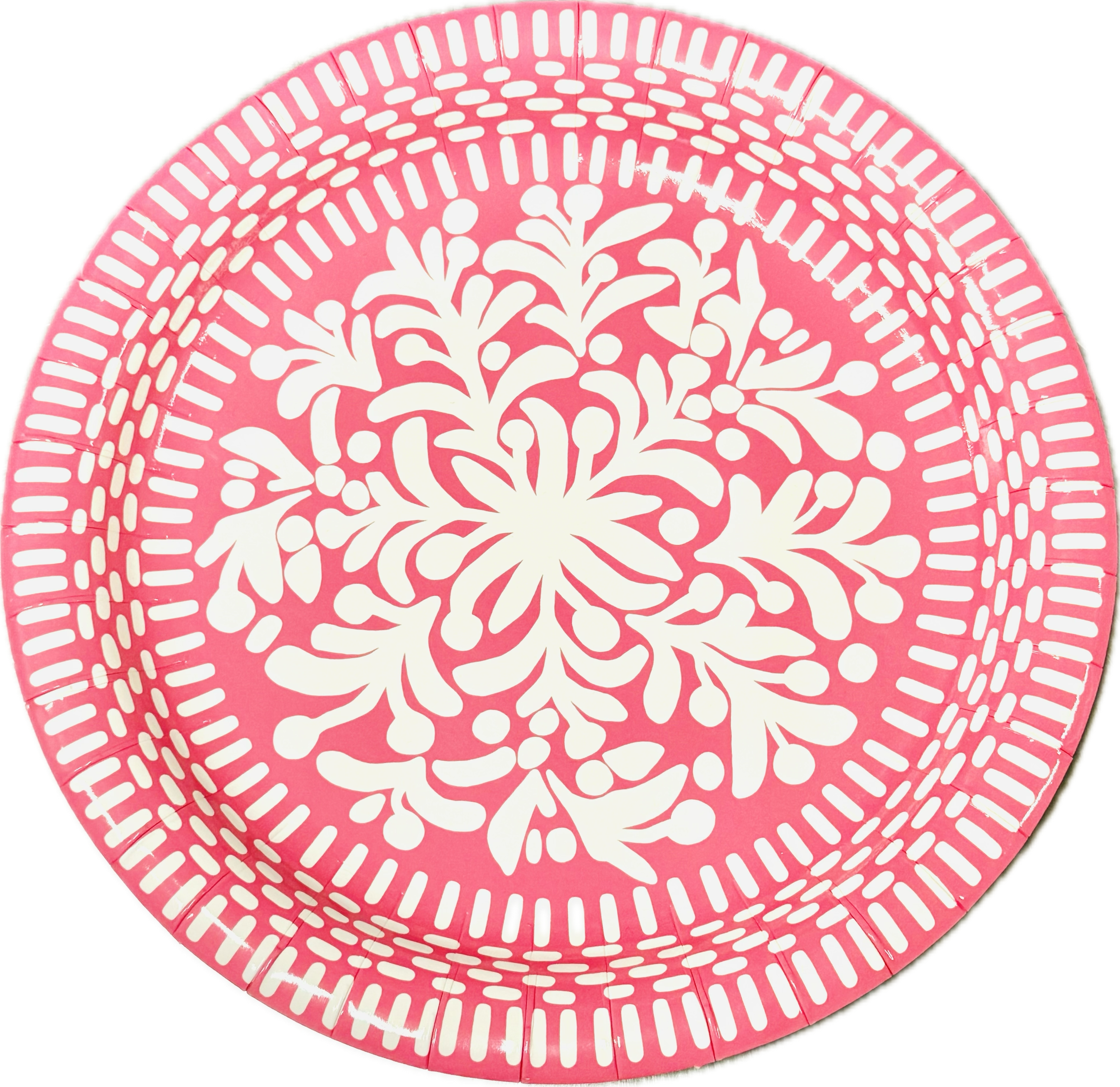 Light Pink Paper Plates - 10"