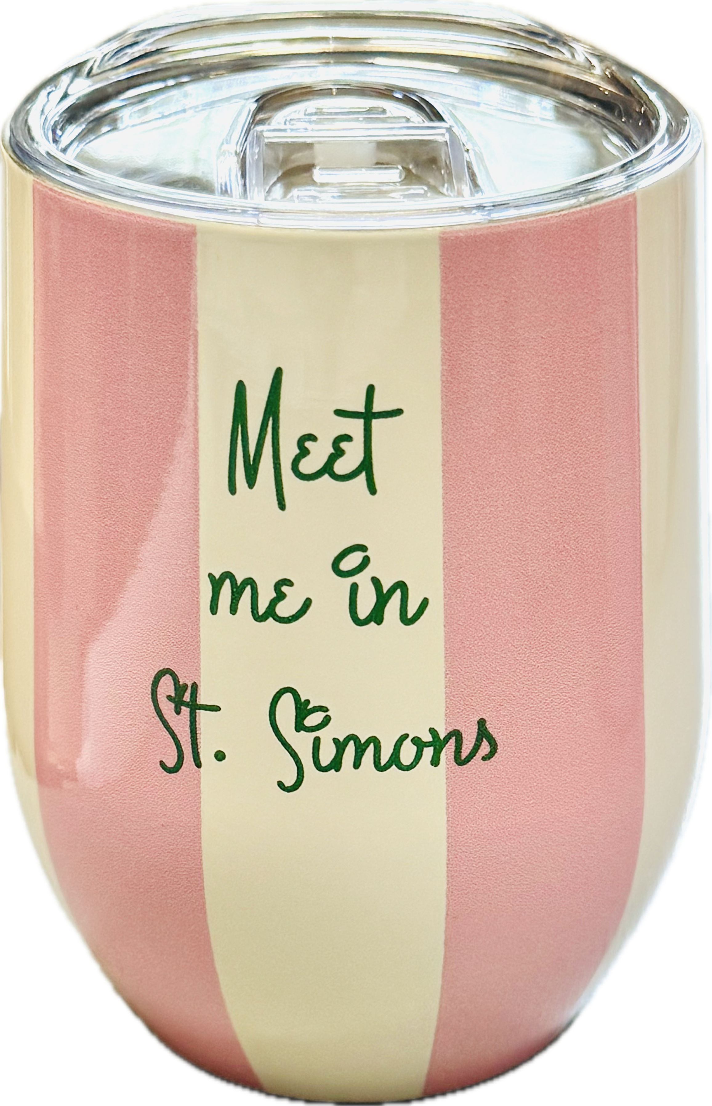 Meet me in St. Simons Wine Tumbler