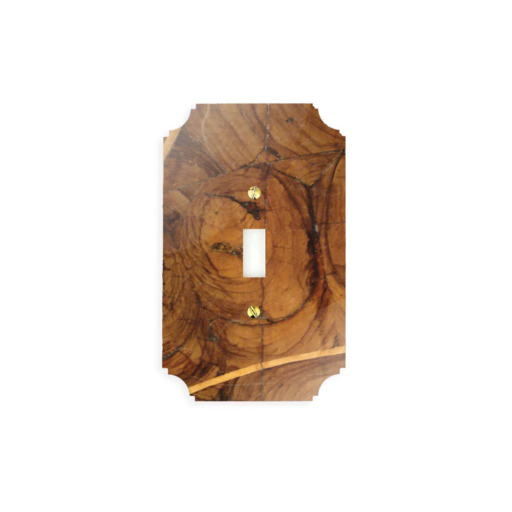 Oysterwood Veneer Switchplate | 2 Sizes