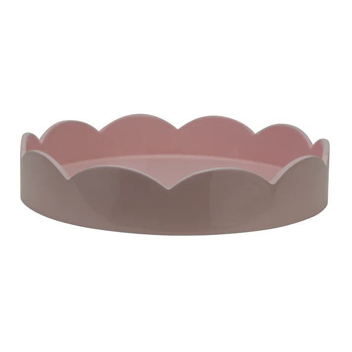 Scallop Small Round Tray - 2 Colors