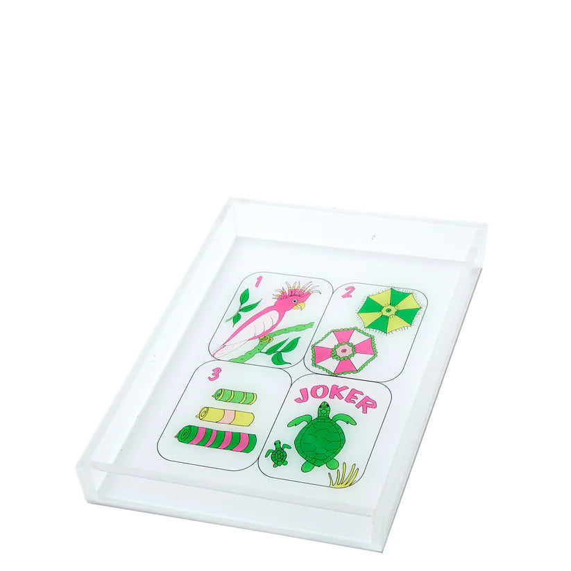 Tray - Palm Beach Mahjong Tiles