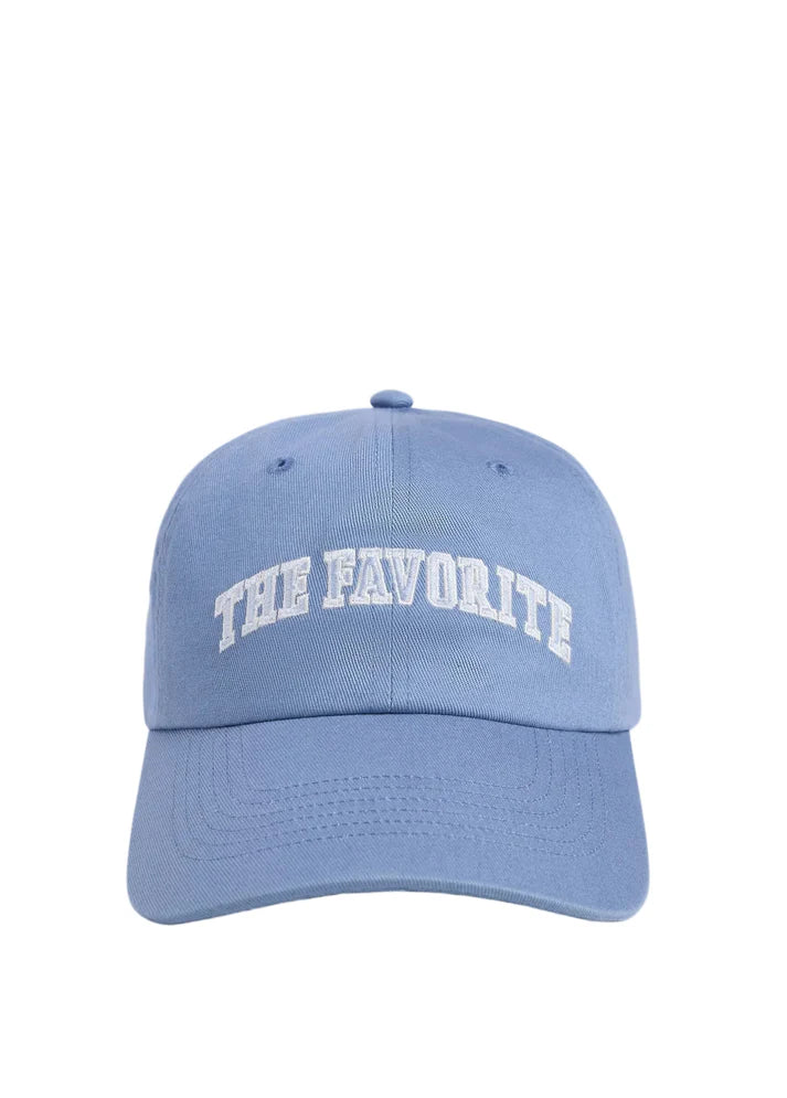 "The Favorite"  Classic Logo Hat- Sea Blue with White Embroidery