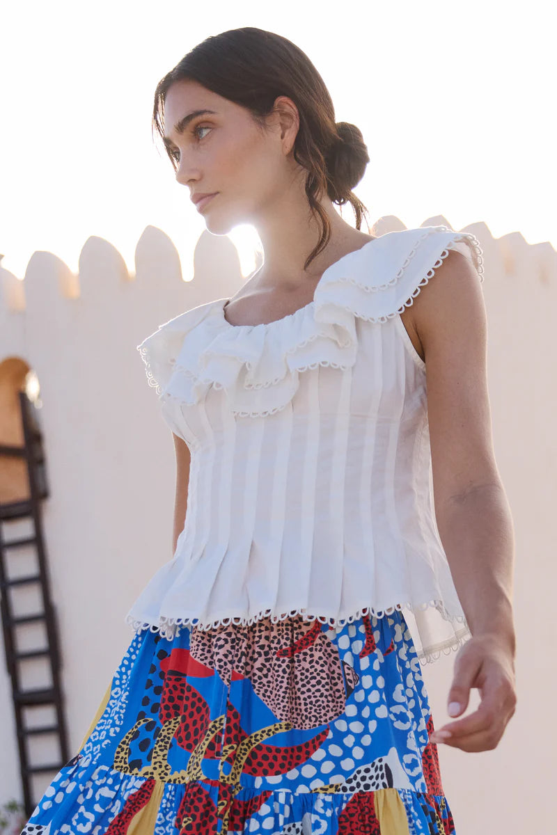 Oliphant Athena Top - Tisbury White