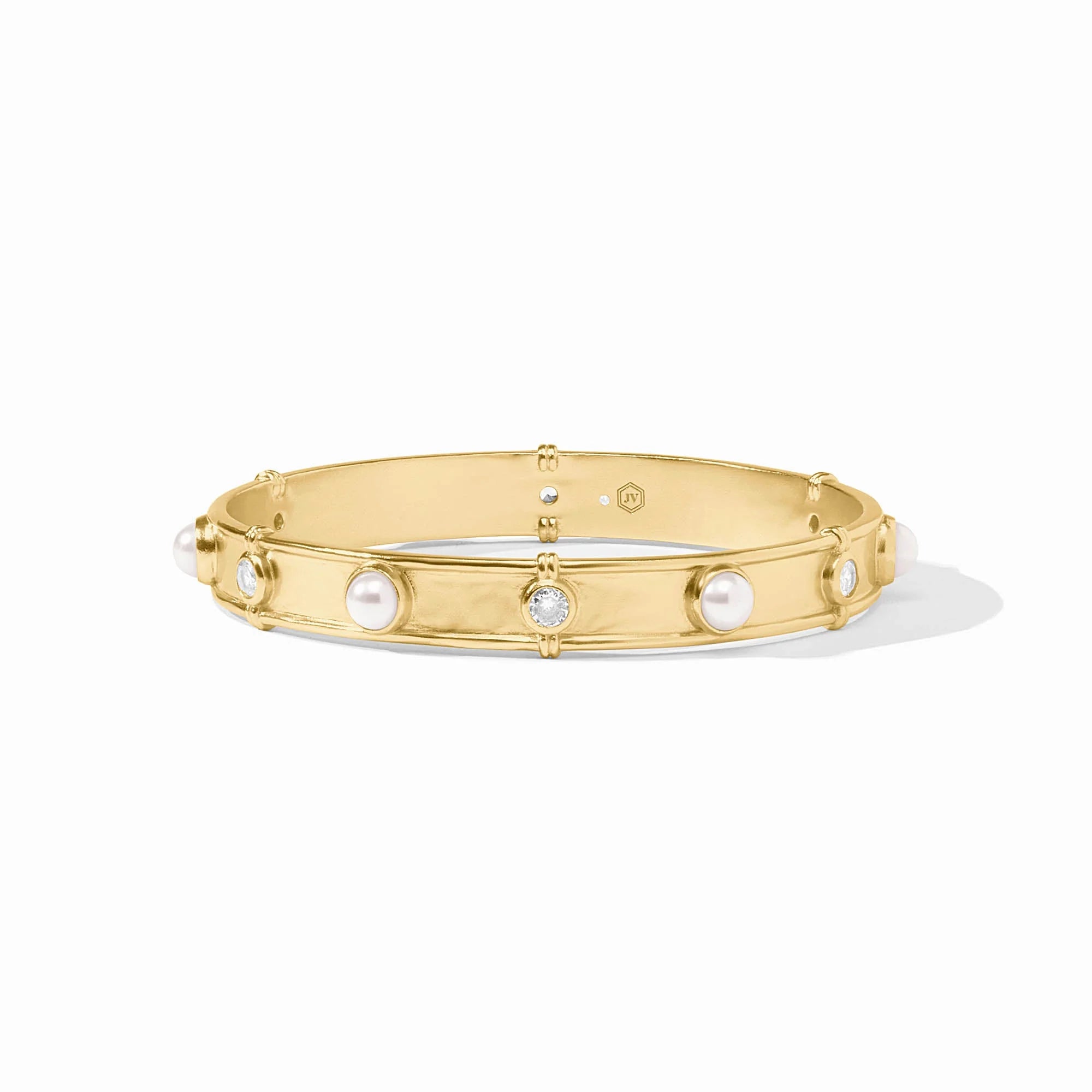 Julie Vos Tribeca Bangle | Pearl Medium