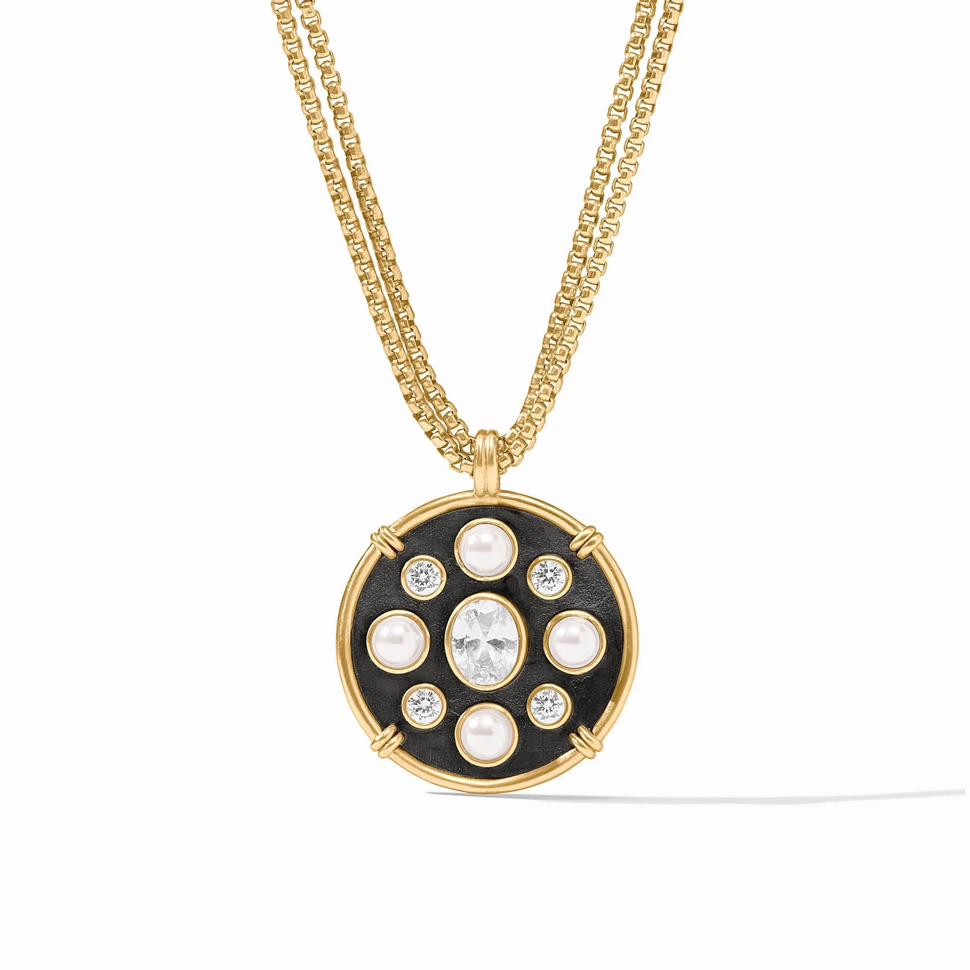 Julie Vos Tribeca Statement Necklace - Cubic Zirconia - OS