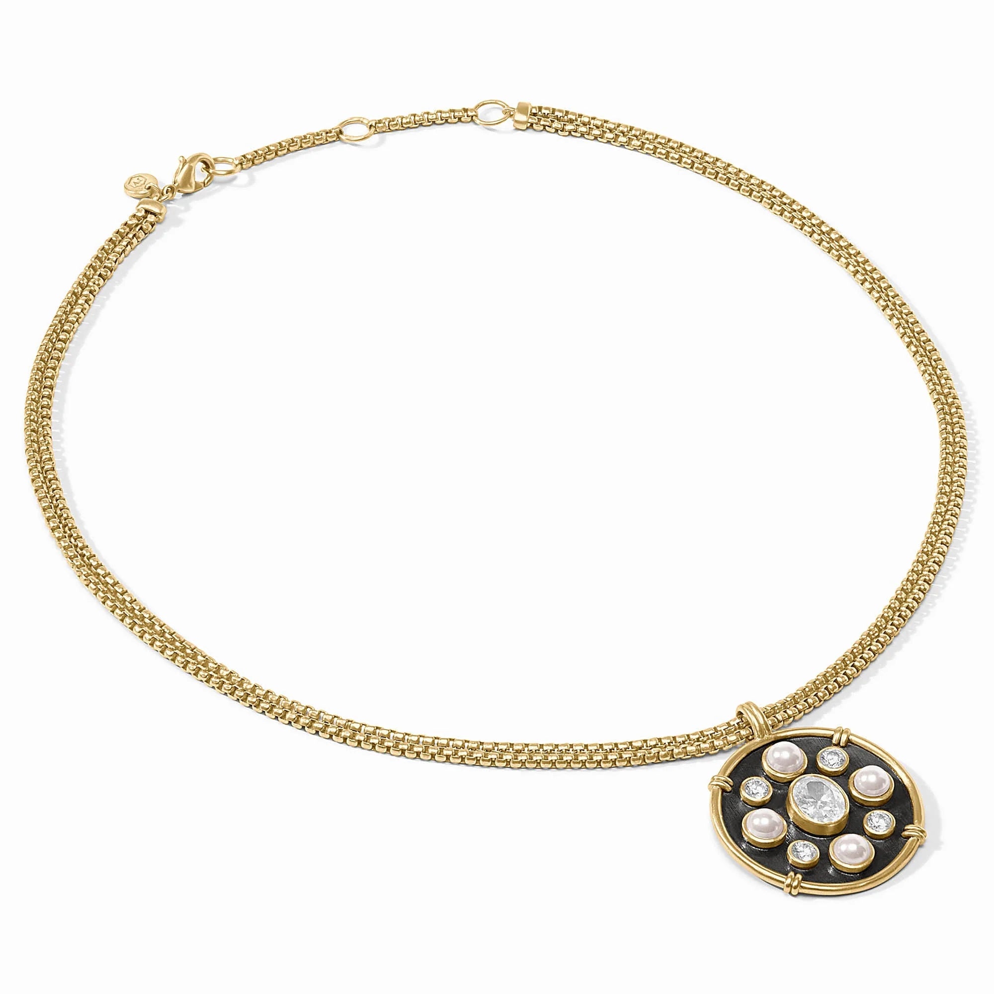 Julie Vos Tribeca Statement Necklace - Cubic Zirconia - OS