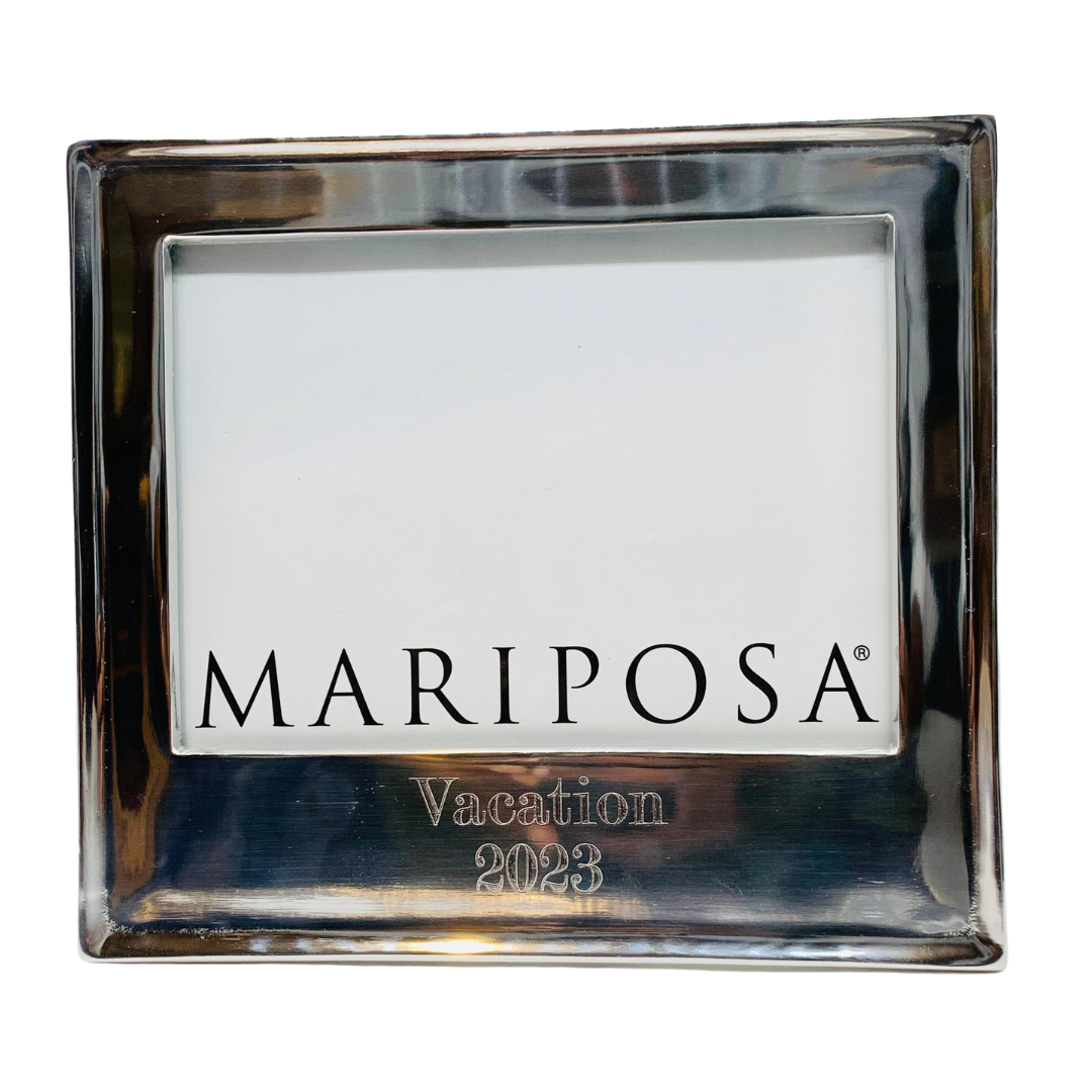 Mariposa Signature Engraved Vacation 2023 5x7 Frame
