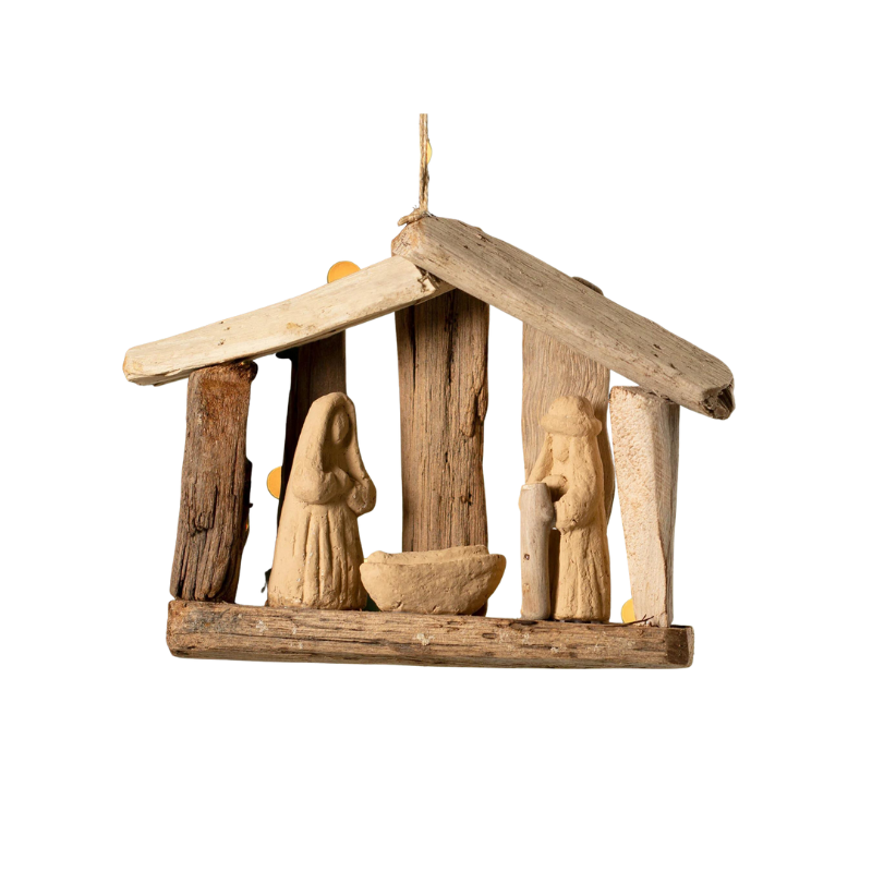 Driftwood Nativity Ornament