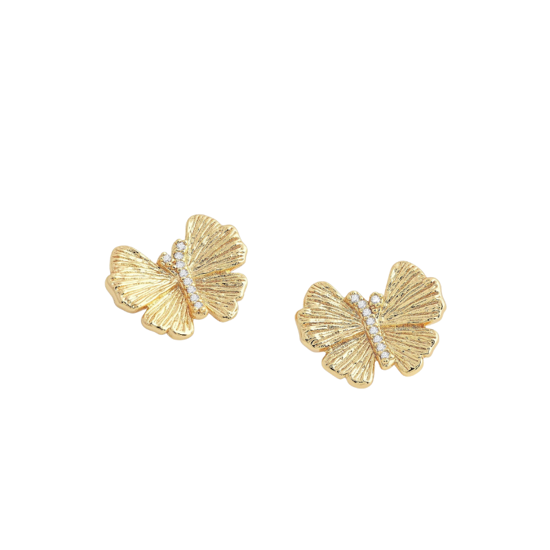 Anabel Aram Butterfly Stud Earrings