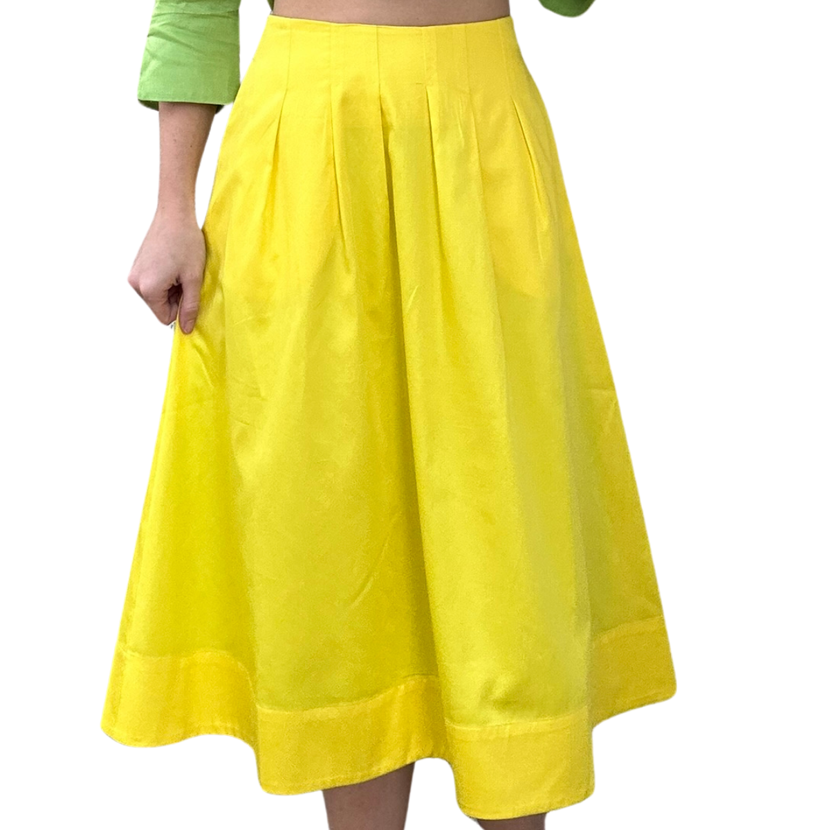 Cady Cotton Party Skirt - (black or yellow)