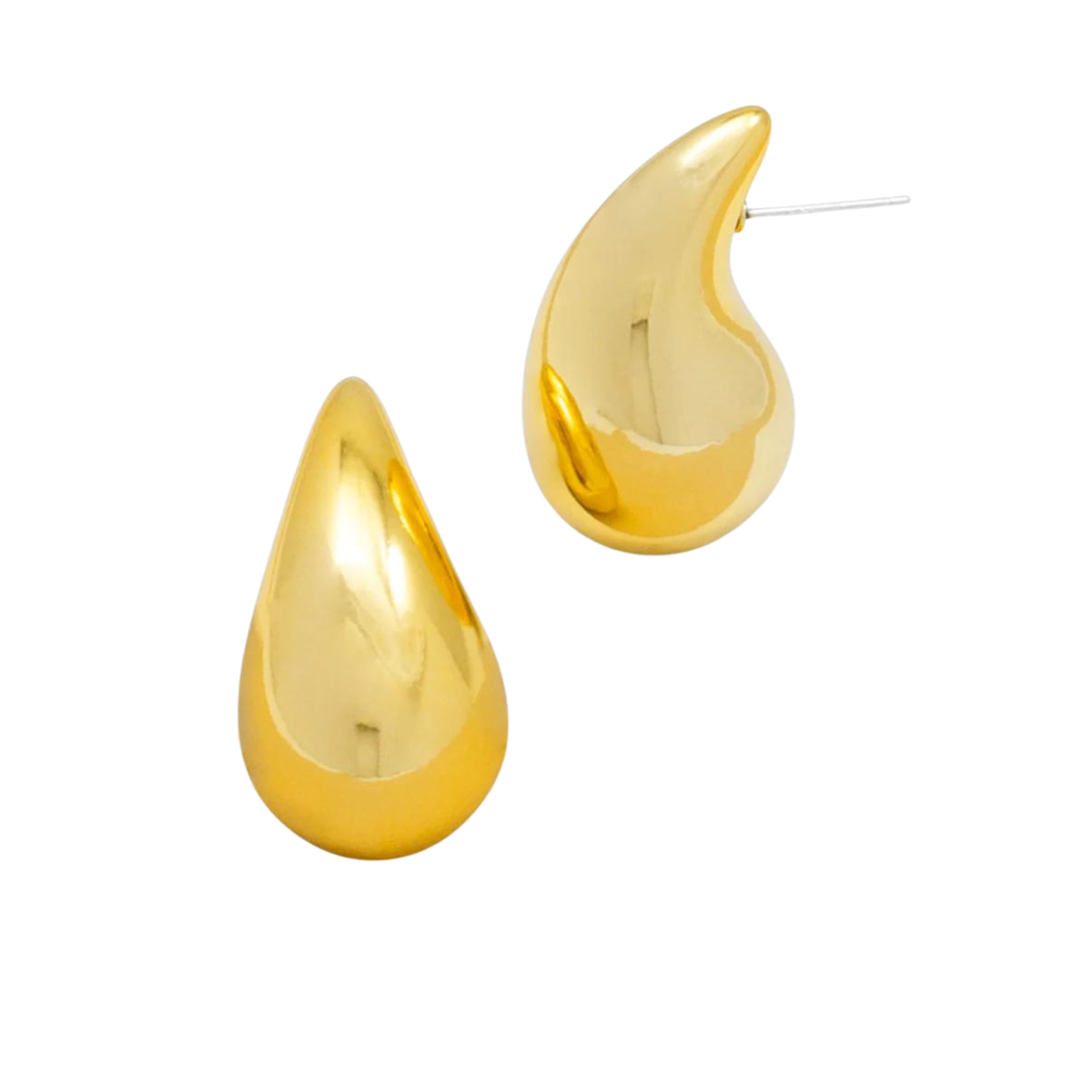 Chunky Crescent Drop Earring - Gold