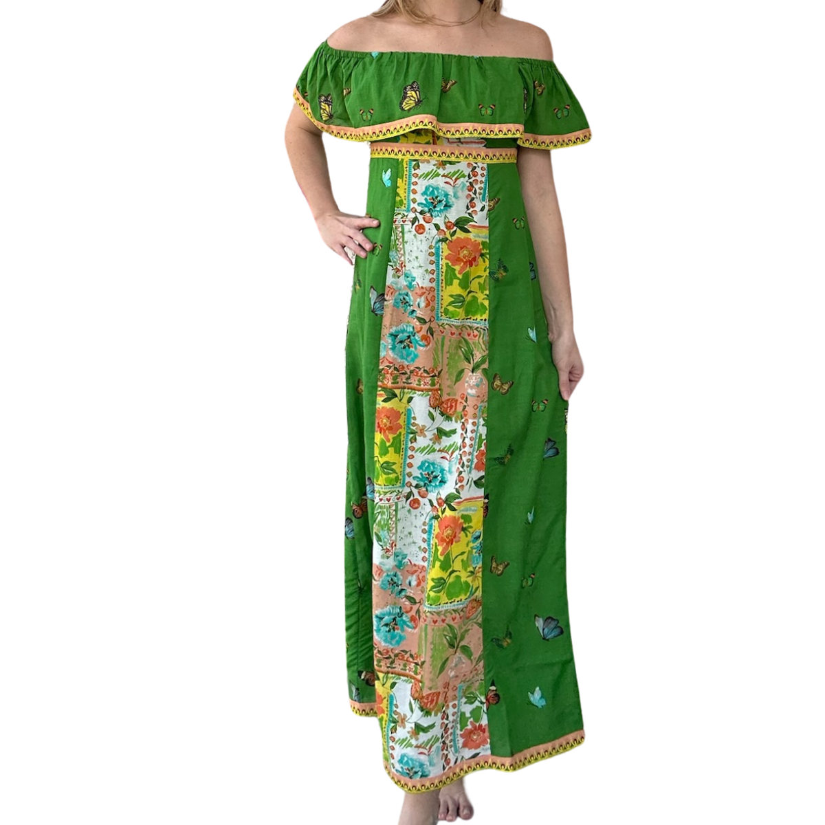Anna Cate Butterfly Maxi - Green