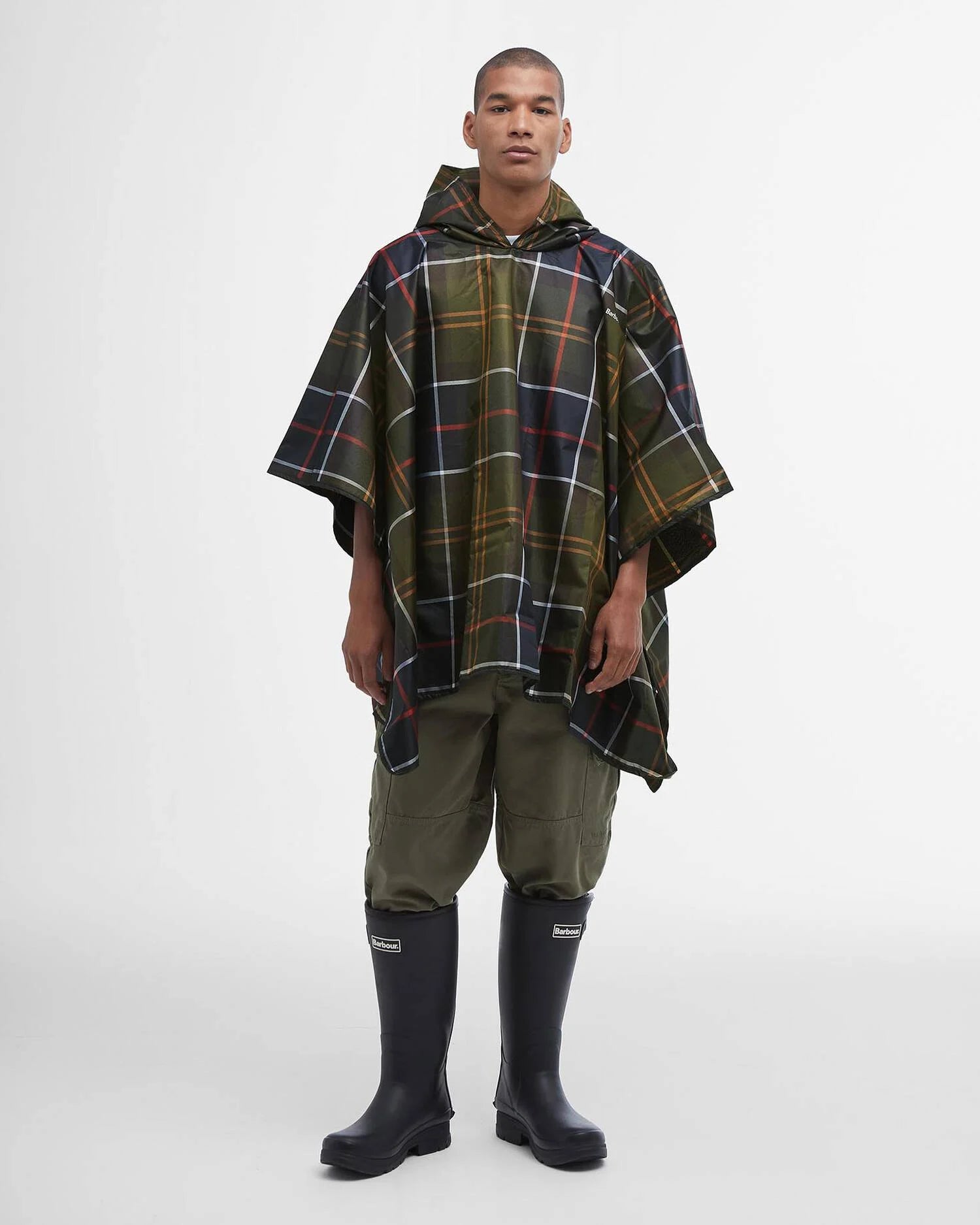 Barbour Classic Tartan Showerproof Poncho