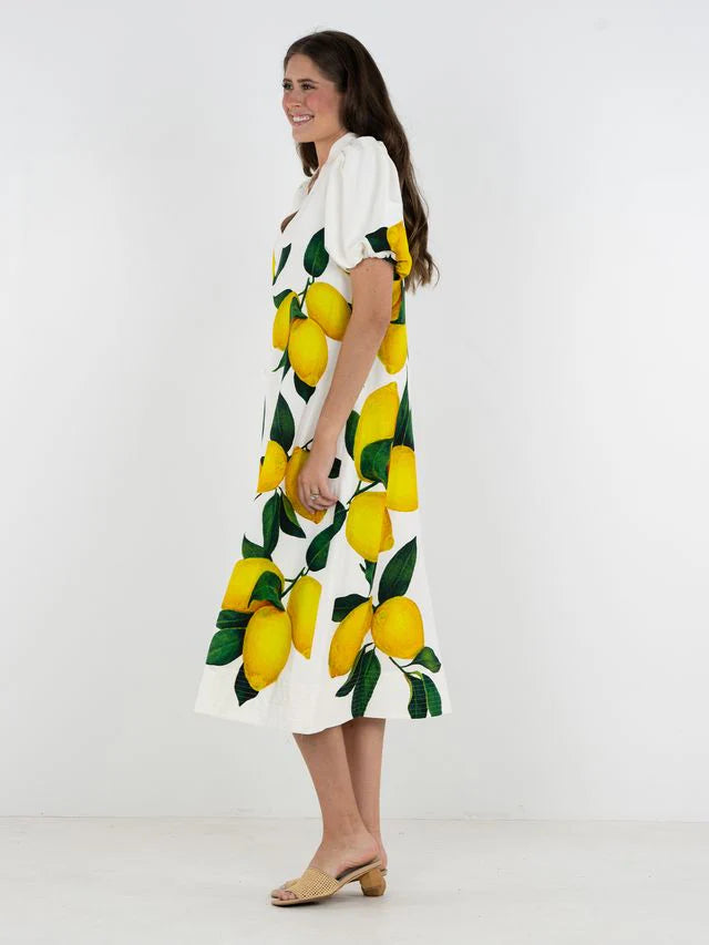 Emily McCarthy Hampton Dress - Limone