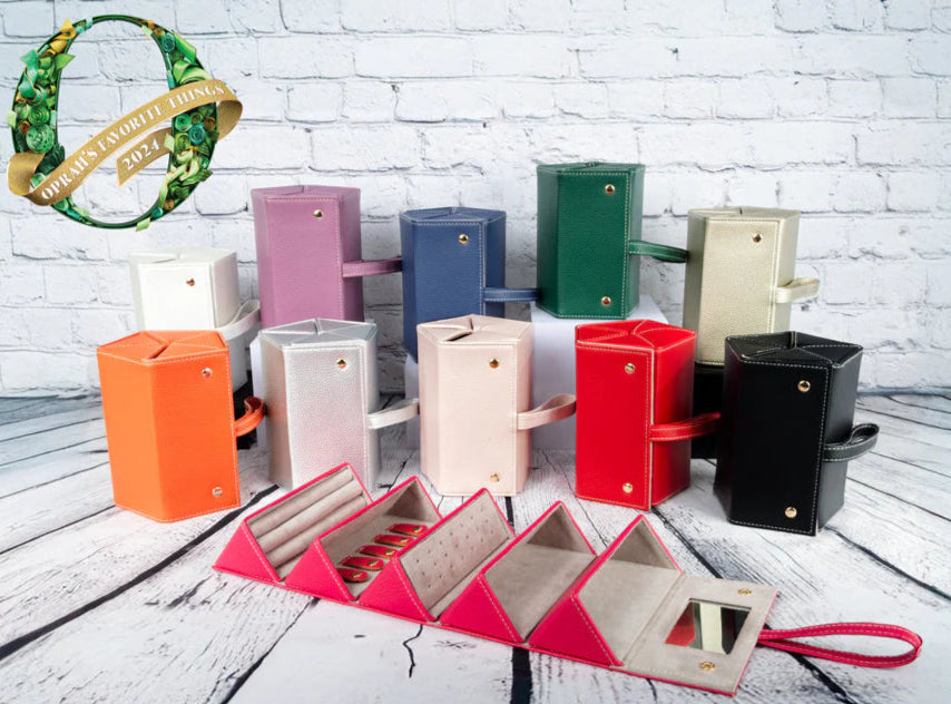 Leah Eyewear and Jewelry Case - Multiple Colors