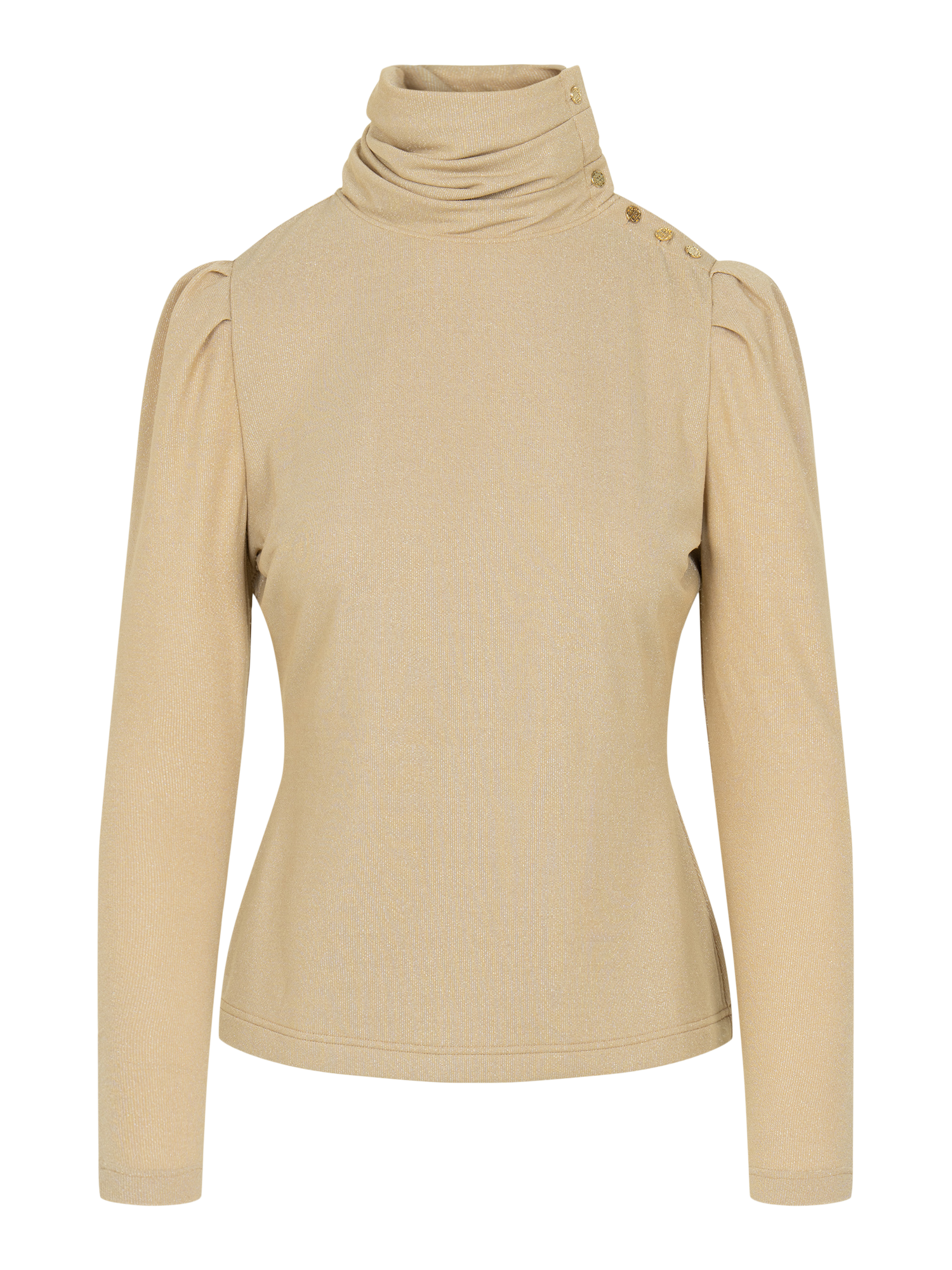 Emily McCarthy Tessa Top - Metallic Gold Knit