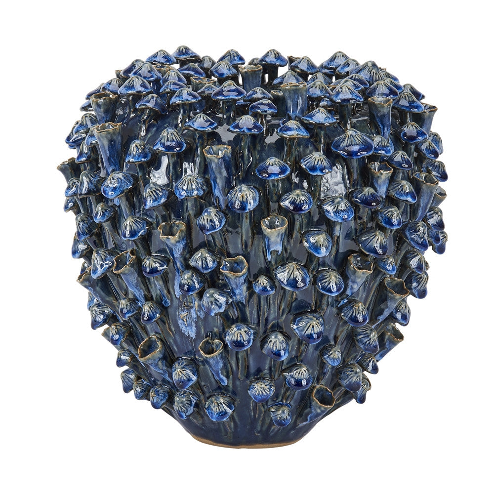 Sea Mushroom Vase Blue Effect