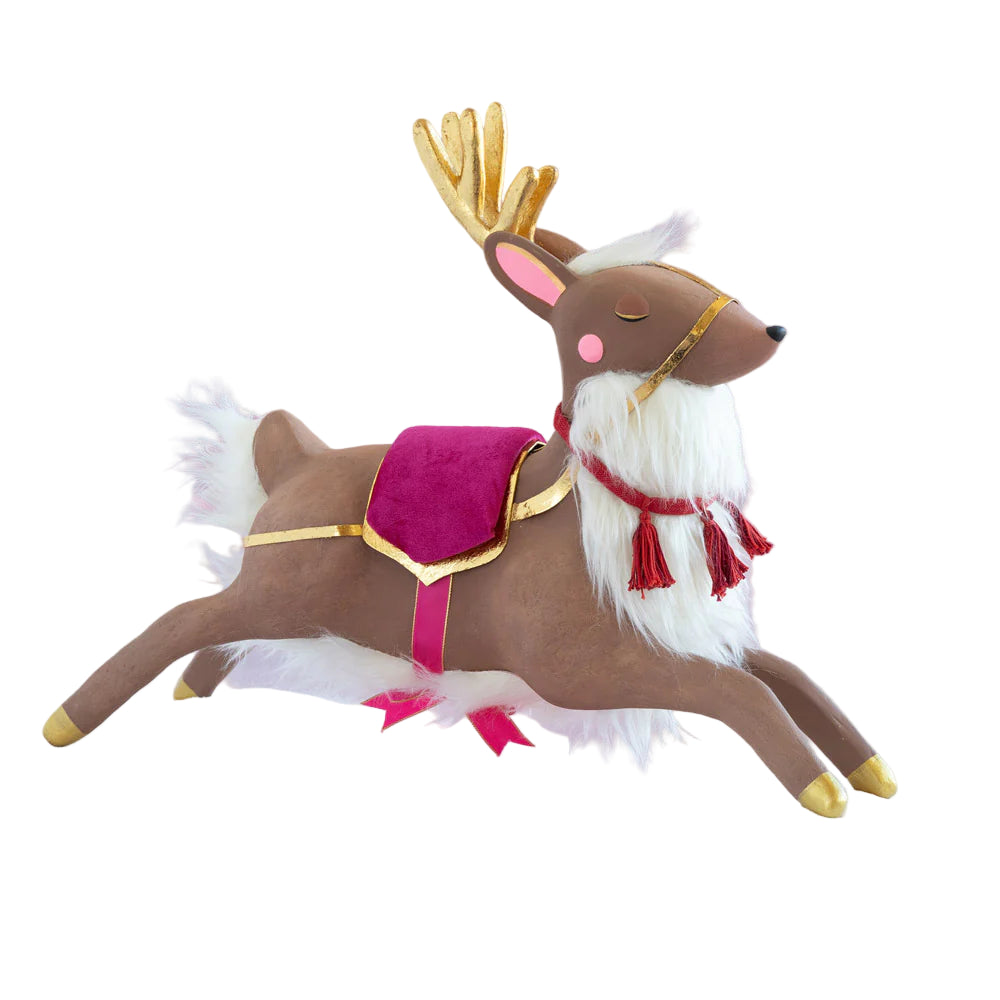 Papa Noel's Reindeer Tabletop 21"