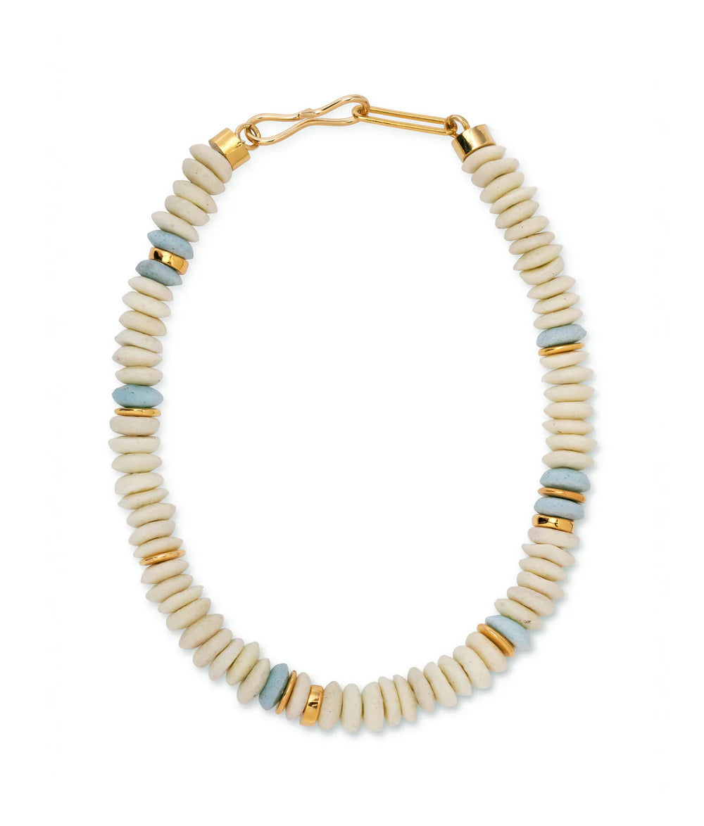 Lizzie Fortunato Laguna Necklace in Off White