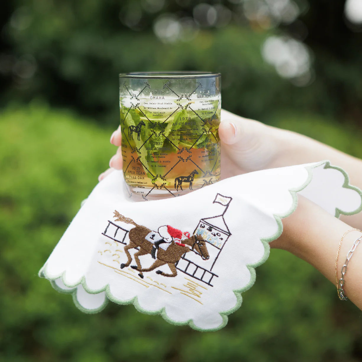 At the Finish Cocktail Napkins