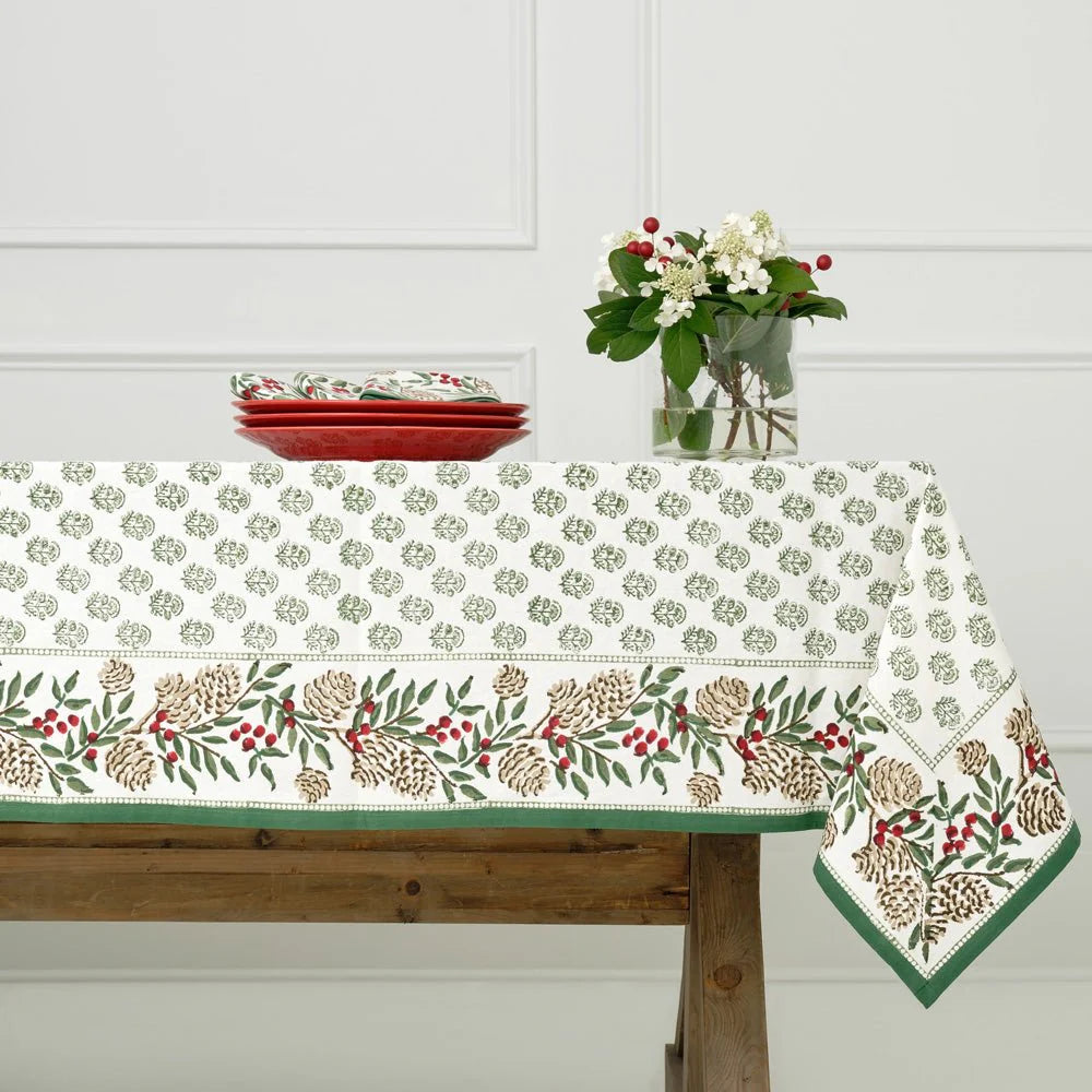 Christmas Garland Tablecloth 60"x120"