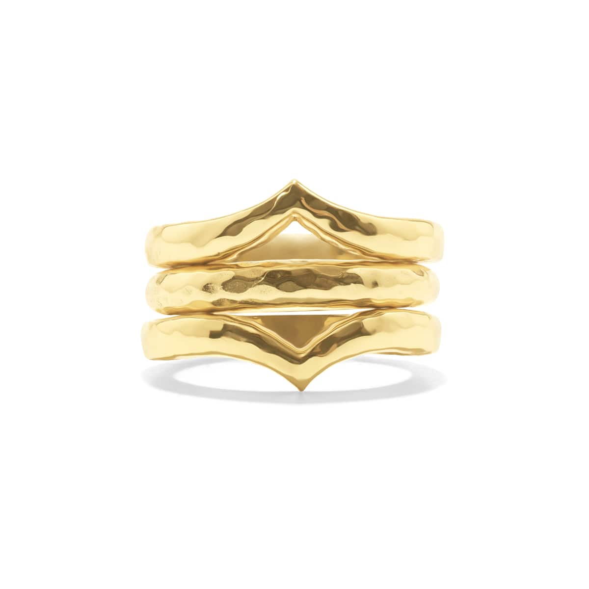 Capucine De Wulf Cleopatra Stacking Ring Set Gold- (four sizes)