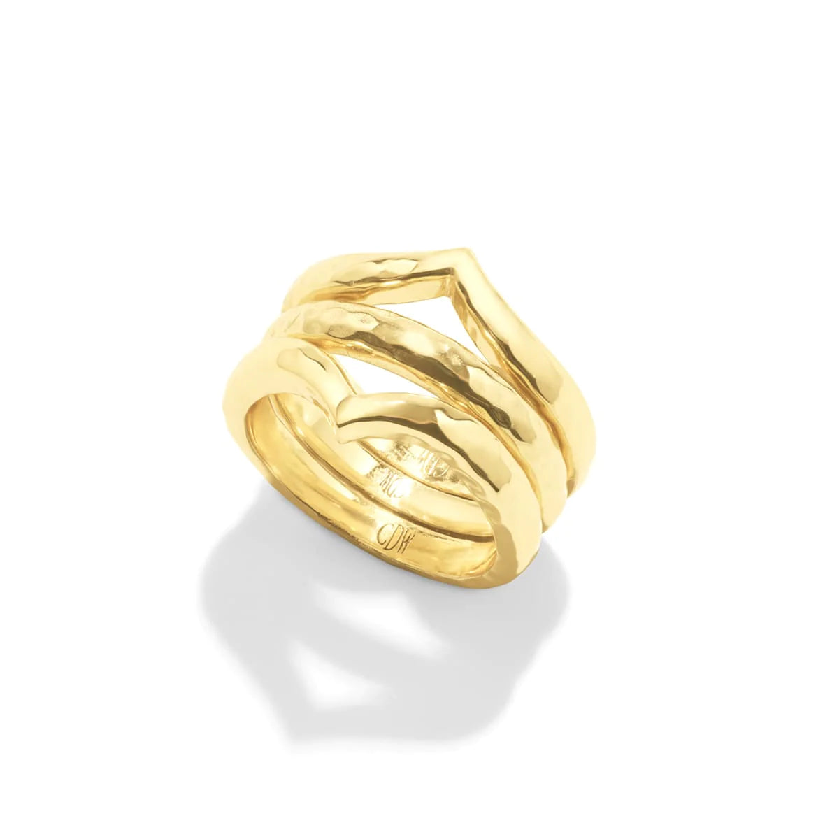 Capucine De Wulf Cleopatra Stacking Ring Set Gold- (four sizes)