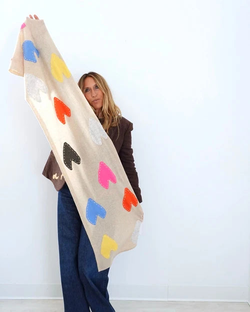 Kerri Rosenthal Zero Waste Scarf | Camel-Multi