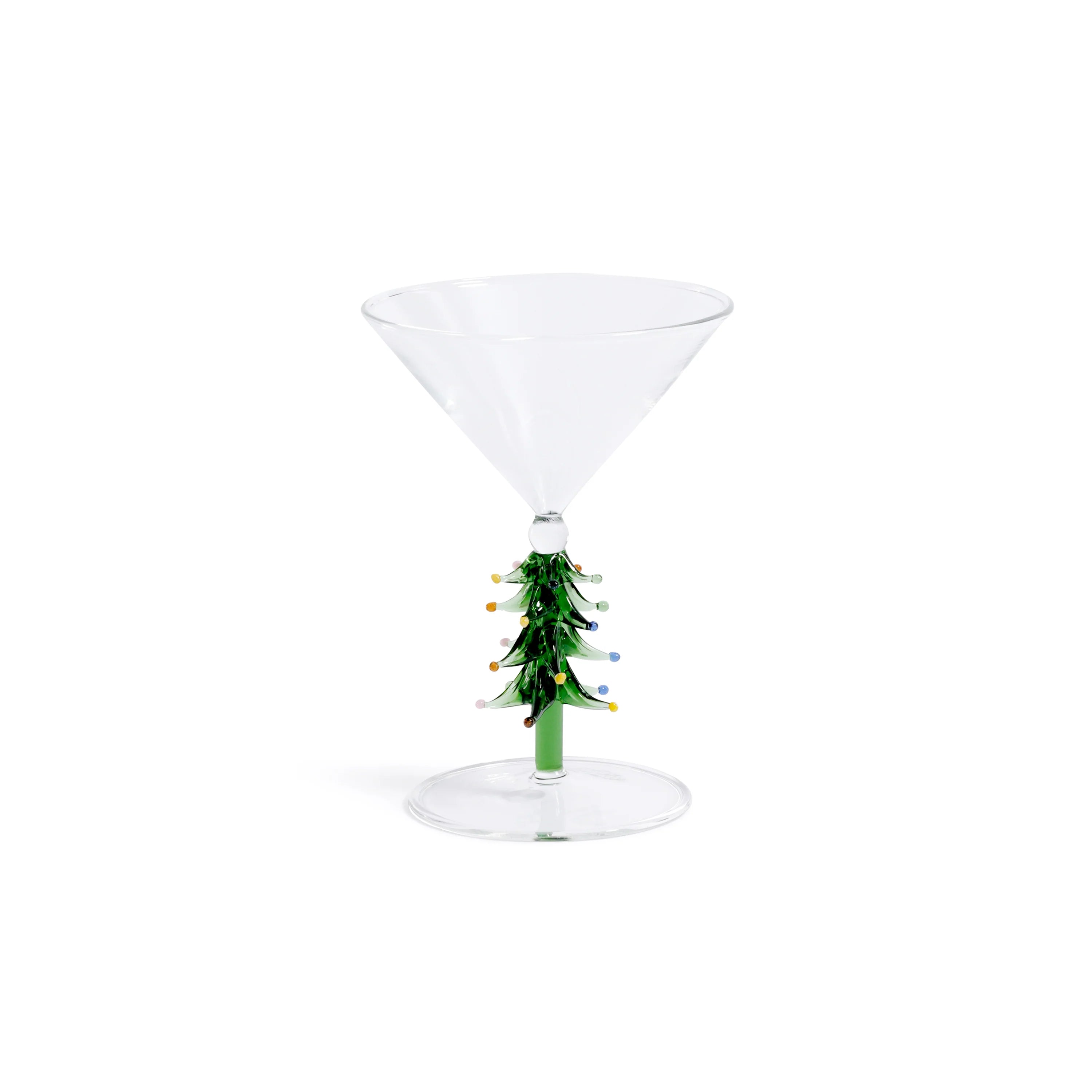 Treetop Cheers Martini Glass - Green