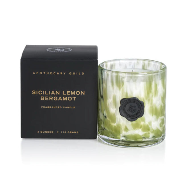 Opal Glass Mini Candle - Sicilian Lemon Bergamot