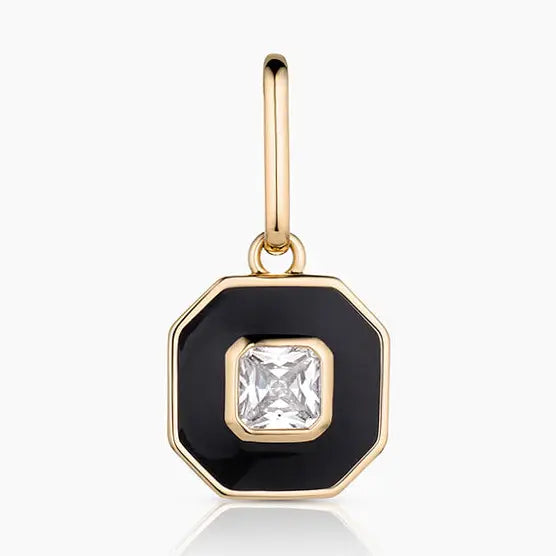 THATCH Florence Black Enamel Charm
