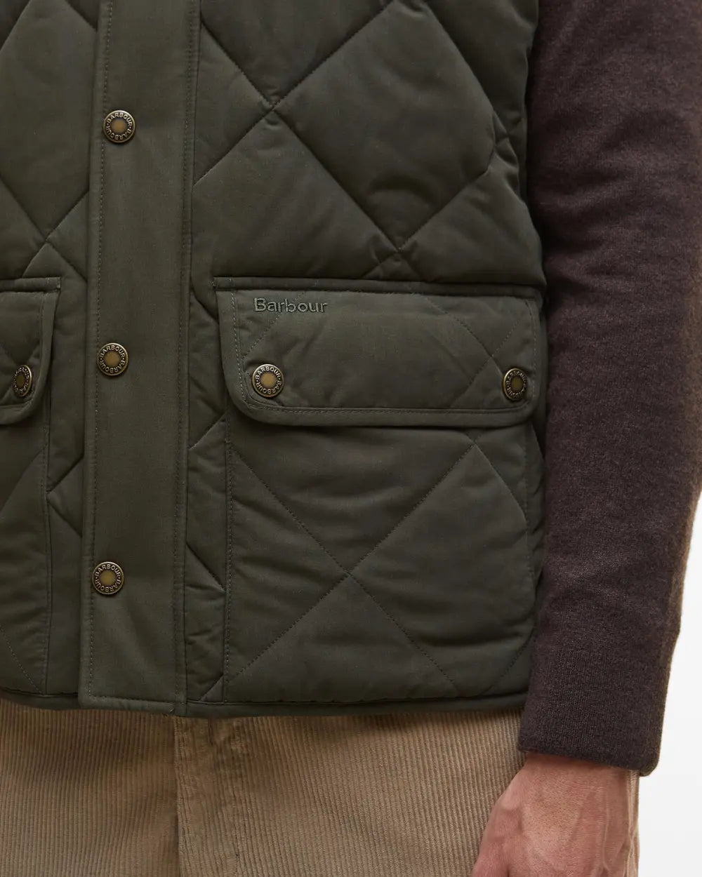 Barbour Winter Lowerdale Quilted Gilet - Dark Olive