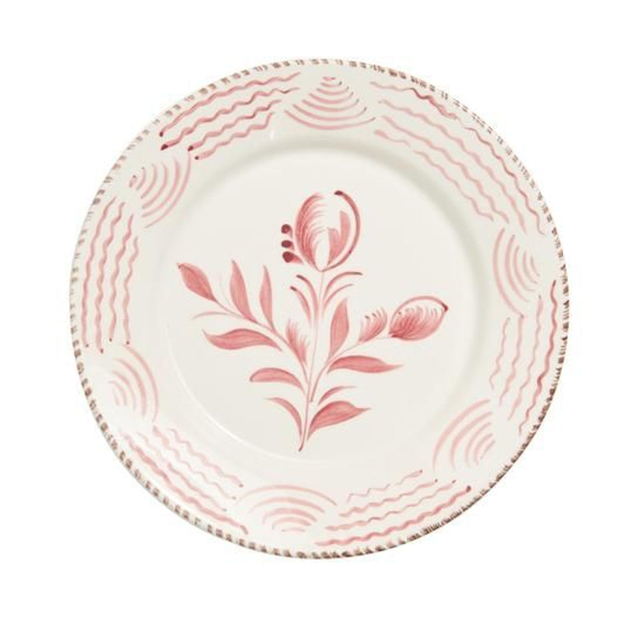 Casa Nuno Pink and White Plate - (four variants)