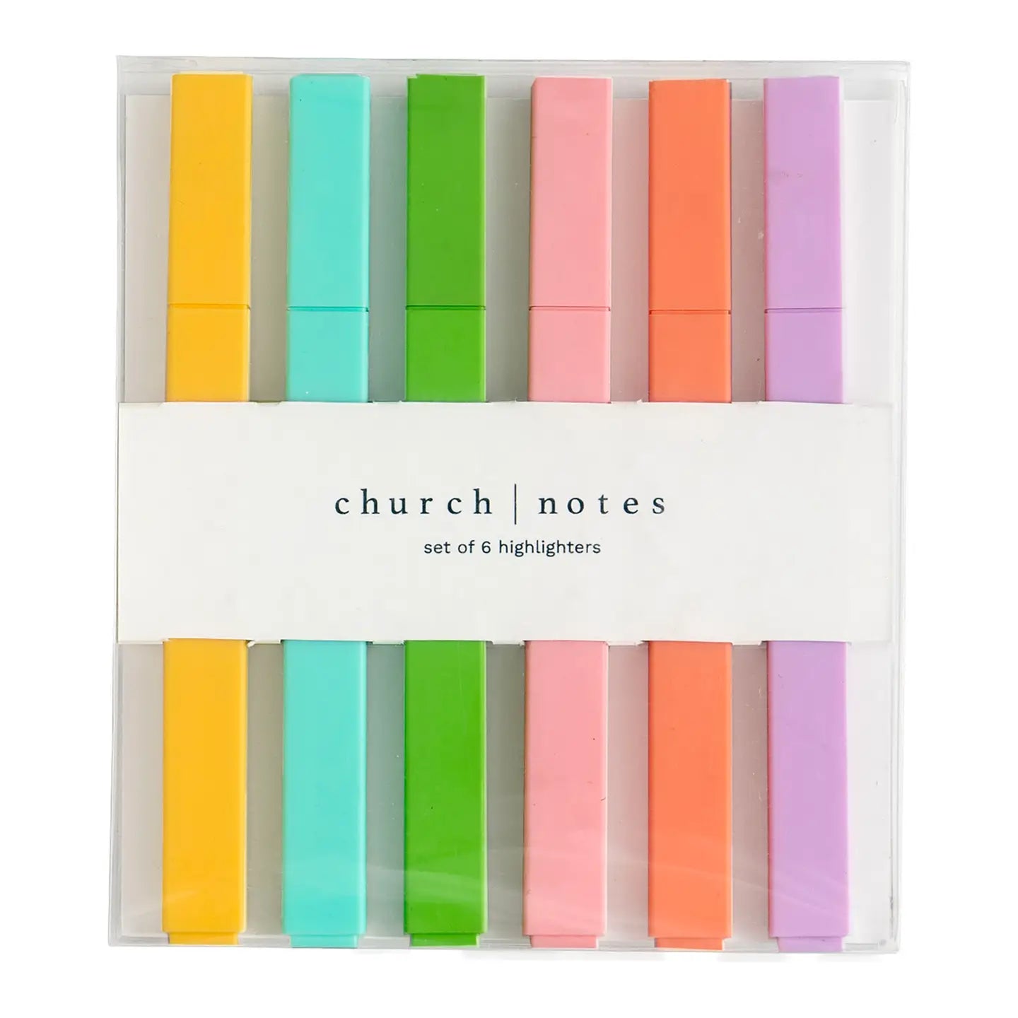 Radiant Highlights – Bible Study Highlighter Set of 6 Colors