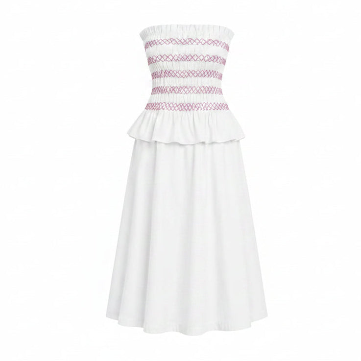 Alden Adair Caroline Dress - Bright White