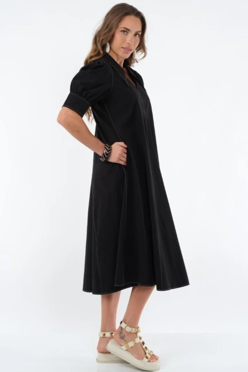 Amber Dress - Red or Black
