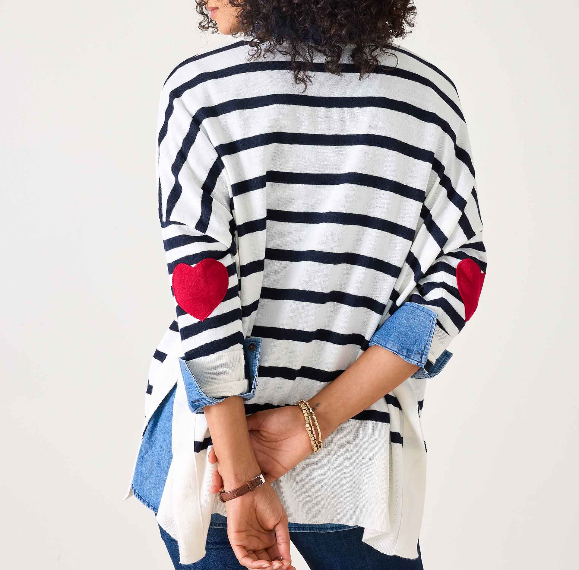 Amour Sweater with Heart Patch