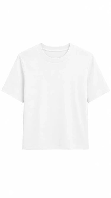 perfectwhitetee atlas crew neck tee | white
