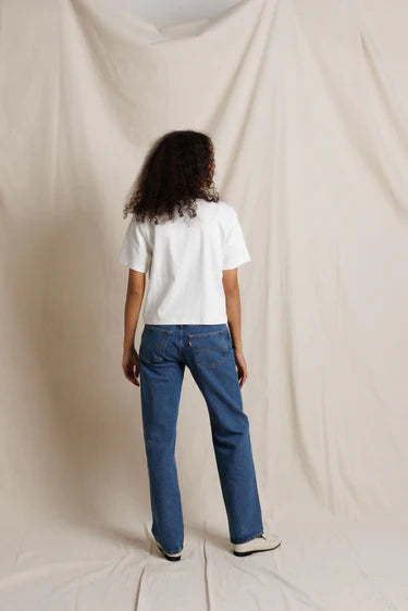 perfectwhitetee atlas crew neck tee | white