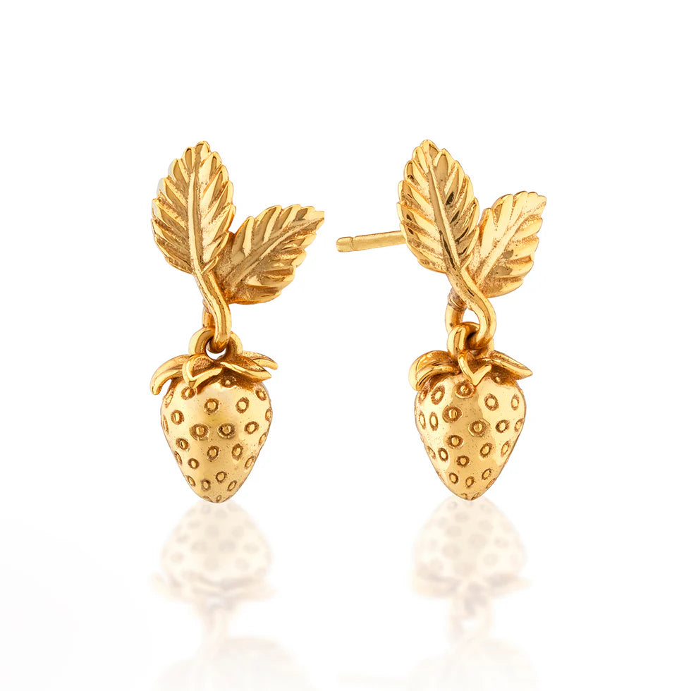 Capucine De Wulf Meadow Berry Drop Earrings | Gold