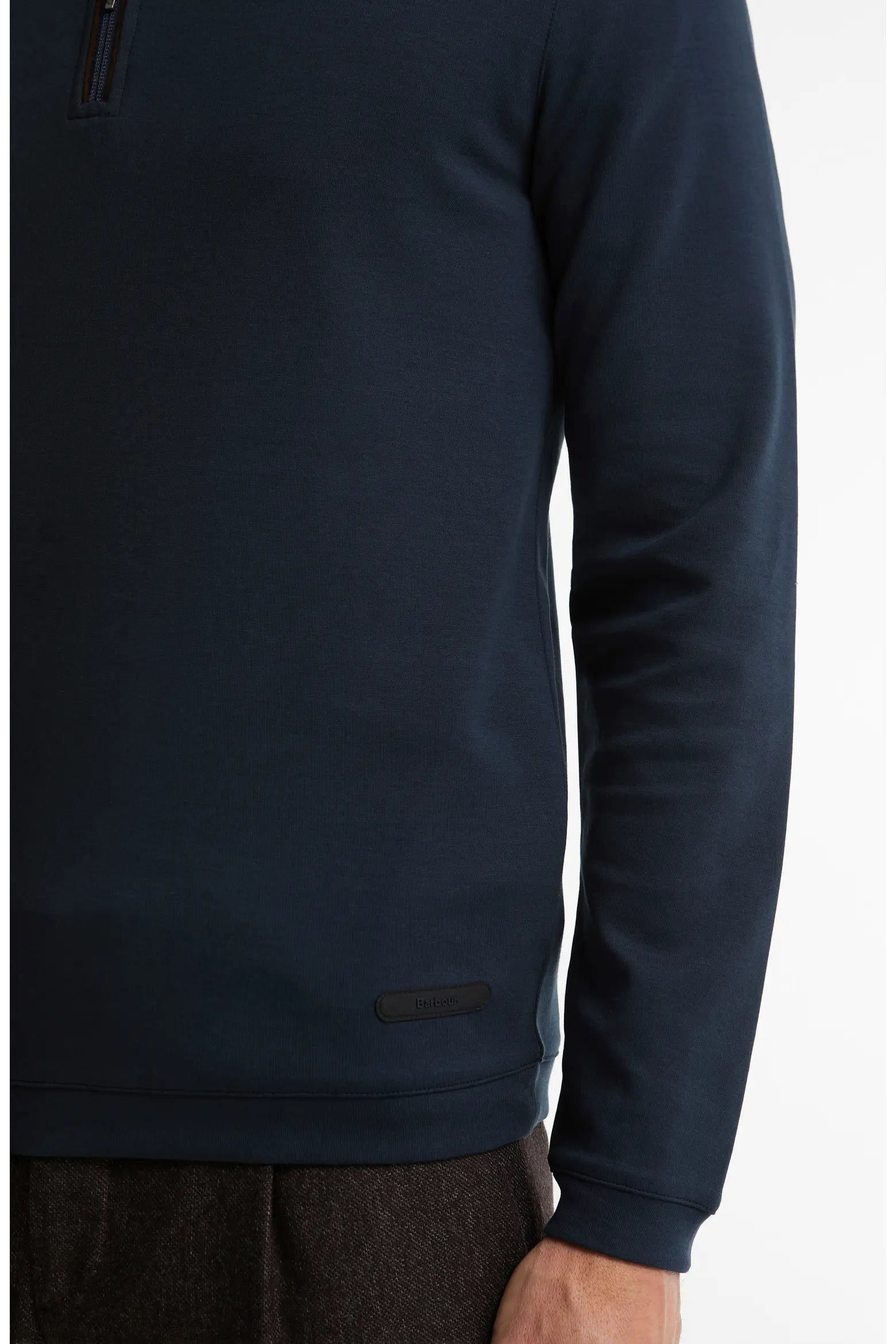 Barbour Guy Half Zip Sweatshirt | Navy