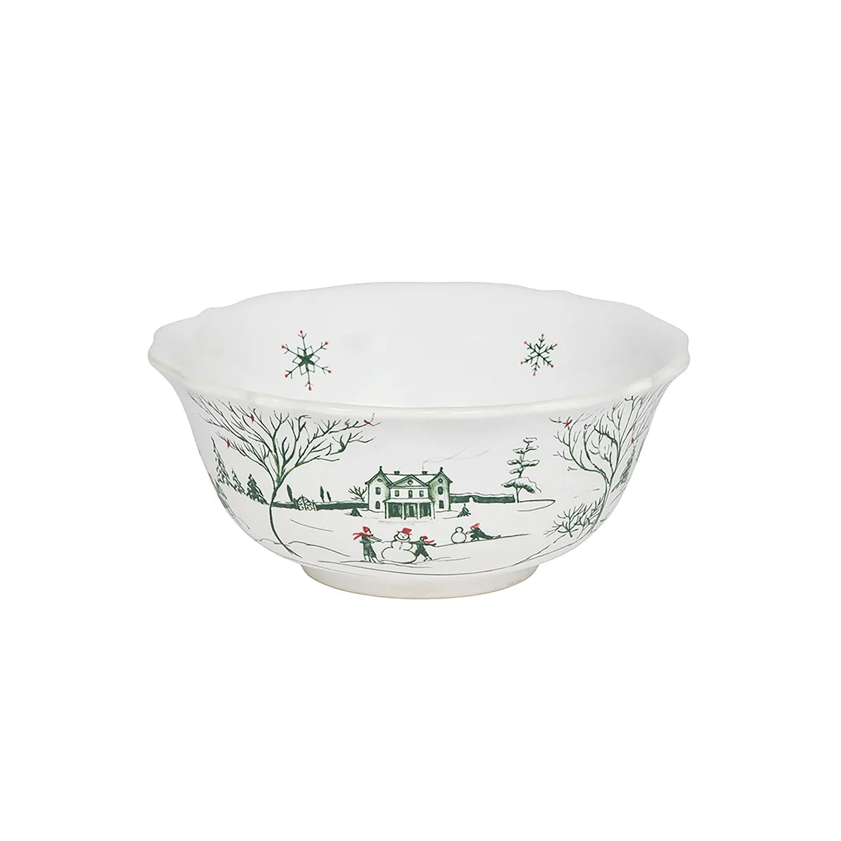 Juliska Country Estate Winter Frolic Ice Ceam Bowl | Evergreen